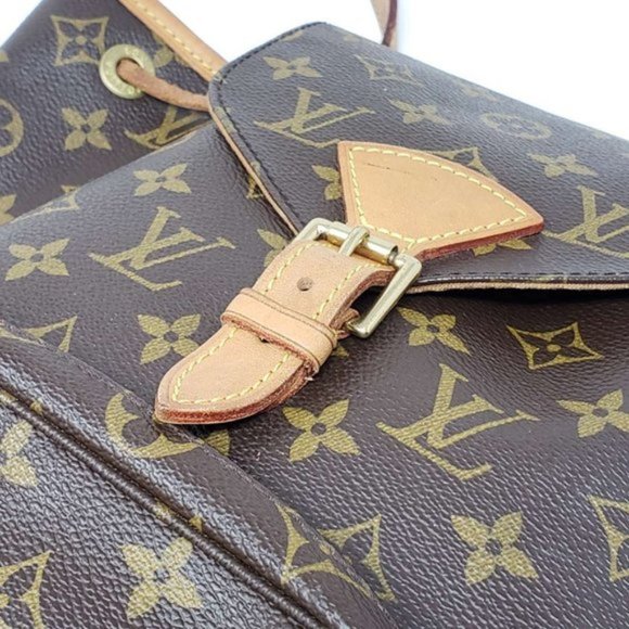 Auth Louis Vuitton Monogram Montsouris PM Backpack - Picture 7 of 16
